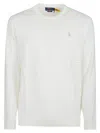 Polo Ralph Lauren Polo Pony-embroidered Honeycomb Knit Jumper In White