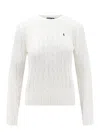 Polo Ralph Lauren Wool-cashmere Cable Knit Sweater In White