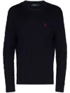Polo Ralph Lauren Sweater With Embroidery In Blue
