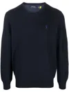 Polo Ralph Lauren Polo Pony Motif Sweater In Blue