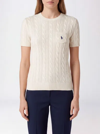 Polo Ralph Lauren Sweater Woman Color Cream In Neutral