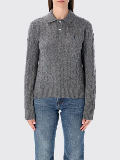 Polo Ralph Lauren Sweater Woman Color Grey In Gray