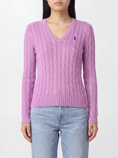 Polo Ralph Lauren Sweater Woman Color Pink In 粉色