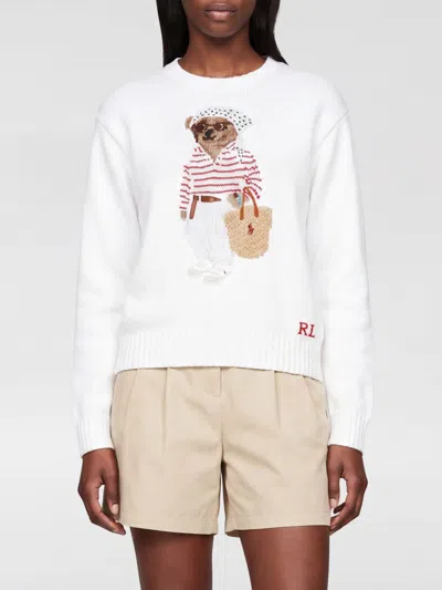 Polo Ralph Lauren Sweater Woman In White