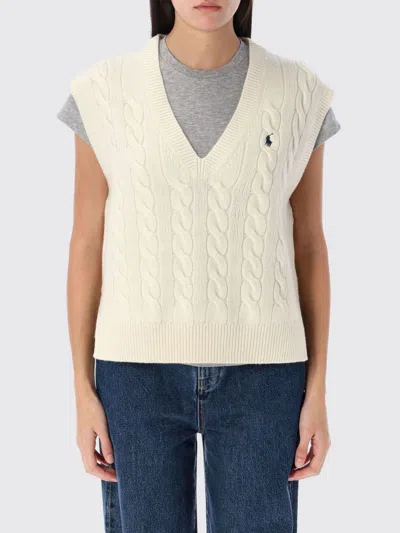 Polo Ralph Lauren Sweater Woman In White