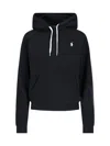 Polo Ralph Lauren Hooded Knitwear Drawstring Detail In Animal Print
