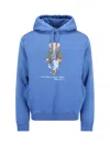 Polo Ralph Lauren Polo Bear Hoodie In Blue