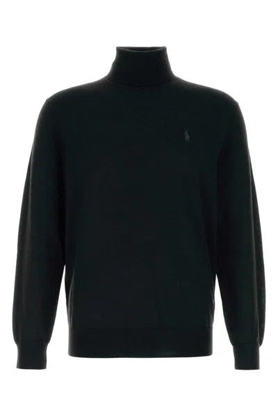 Polo Ralph Lauren Lstnpp-long Sleeve-pullover-s Nd  Male In Black