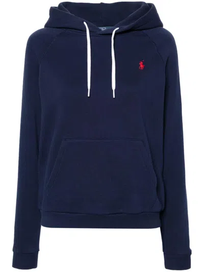 Polo Ralph Lauren Classic Blue Cotton Hoodie