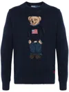 Polo Ralph Lauren Pullover In Cotton Blend In Blue