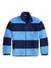 Polo Ralph Lauren Full Zip Fleece Jacket In Blue