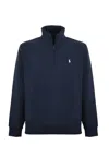 Polo Ralph Lauren Mens Aviator Navy Brand-embroidery High-neck Regular-fit Cotton And Recycled-polyester Sweatshirt Xx In Blue