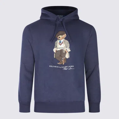 POLO RALPH LAUREN SWEATERS FA25 FADED BLUE HRTG BEAR