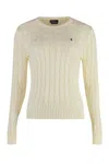 Polo Ralph Lauren Cable-knit Cotton Sweater In Green