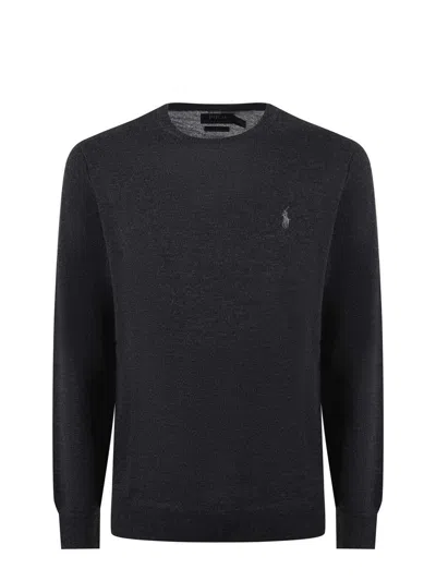 Polo Ralph Lauren Sweaters In Grigio Scuro Melange