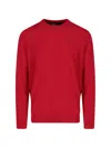 Polo Ralph Lauren Red Cotton Sweatshirt With Exclusive Embroidered Logo In Red