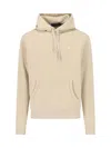 Polo Ralph Lauren Hooded Sweatshirt Kangaroo Pocket In Black