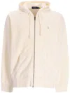 Polo Ralph Lauren Sand Cotton Sweatshirt In White