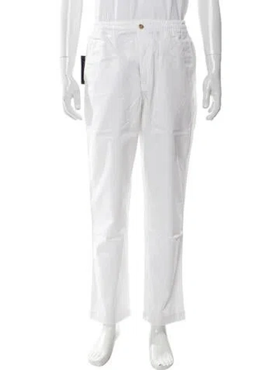 Pre-owned Polo Ralph Lauren Sweatpants In White