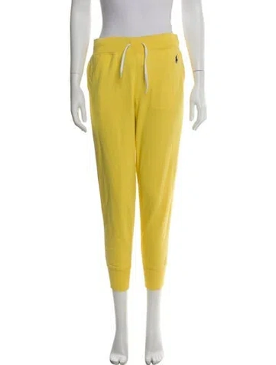 Pre-owned Polo Ralph Lauren Sweatpants In Yellow