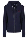 Polo Ralph Lauren Textured Cable Knit Cotton Sweatshirt With Zip Fastening