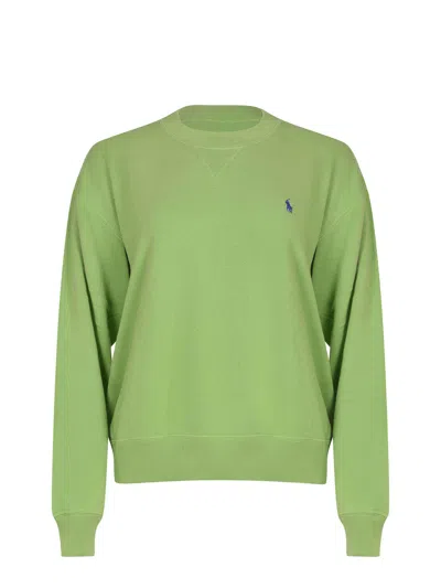 Polo Ralph Lauren Sweatshirt In Green
