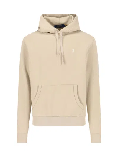 Polo Ralph Lauren Sweatshirt In Beige