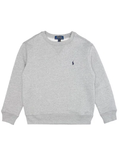 Polo Ralph Lauren Sweatshirt Classic Fit Ls Cn Tops Knit In Gray