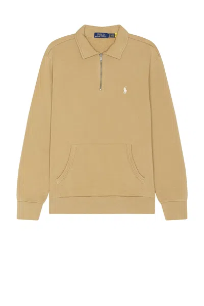 Polo Ralph Lauren Sweatshirt In Desert Khaki