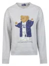 Polo Ralph Lauren Ls Cable Cn-long Sleeve-pullover Sweatshirts Grey In Gray