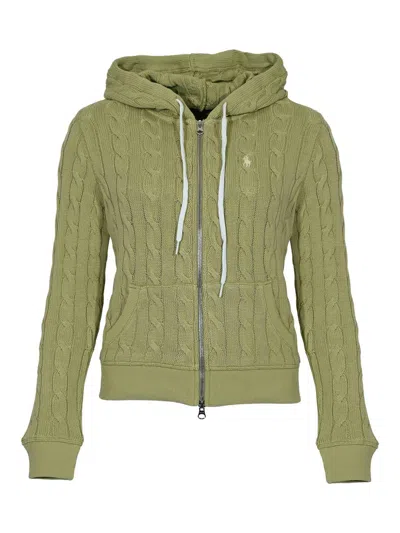 Polo Ralph Lauren Sweatshirt In Green