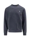 Polo Ralph Lauren Logo Crewneck Sweatshirt In Grey
