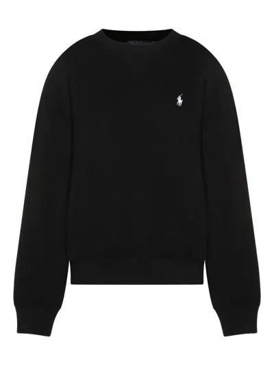 Polo Ralph Lauren Sweatshirt Main Feature "knit" In Black