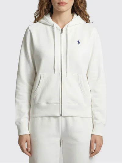 Polo Ralph Lauren Sweatshirt  Damen Farbe Weiss In White