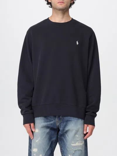 Polo Ralph Lauren Sweatshirt  Men Color Black In Blue
