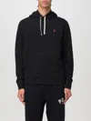 Polo Ralph Lauren Zip-up Hooded Sweatshirt In Cotton-polyester Blend In Blue
