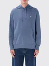 Polo Ralph Lauren Logo-embroidered Cotton-jersey Hoodie In Blue