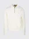 Polo Ralph Lauren Polo Pony Half-zip Sweatshirt In White
