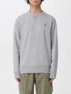 Polo Ralph Lauren Knit Sweater With Crew Neckline In Gray