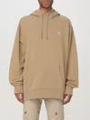 Polo Ralph Lauren Brown Polo Pony Embroidered Hoodie In Kaki