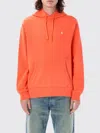 Polo Ralph Lauren Classi Rl Hoodie In Orange