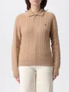 Polo Ralph Lauren Sweatshirt  Woman Color Beige In Brown