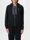Polo Ralph Lauren Embroidered-logo Pullover Hoodie In Schwarz