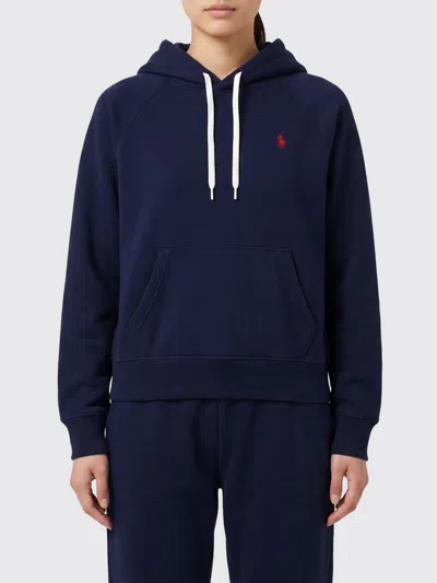 Polo Ralph Lauren Sweatshirt Woman  In Blue