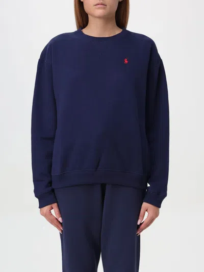 POLO RALPH LAUREN SWEATSHIRT POLO RALPH LAUREN WOMAN COLOR BLUE,F90526009