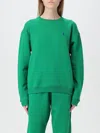 Polo Ralph Lauren Sweatshirt  Woman Color Green In Grün