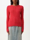 Polo Ralph Lauren Pullover Mit Zopfmuster In Red