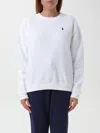 Polo Ralph Lauren Round Collar And Long-sleeved T-shirt In White