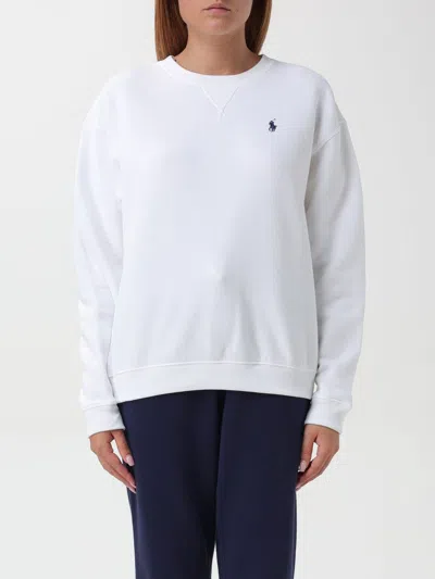 POLO RALPH LAUREN SWEATSHIRT POLO RALPH LAUREN WOMAN COLOR WHITE,F90526001