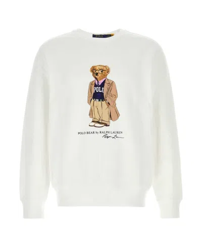 Polo Ralph Lauren Polo Bear Fleece Pullover In White